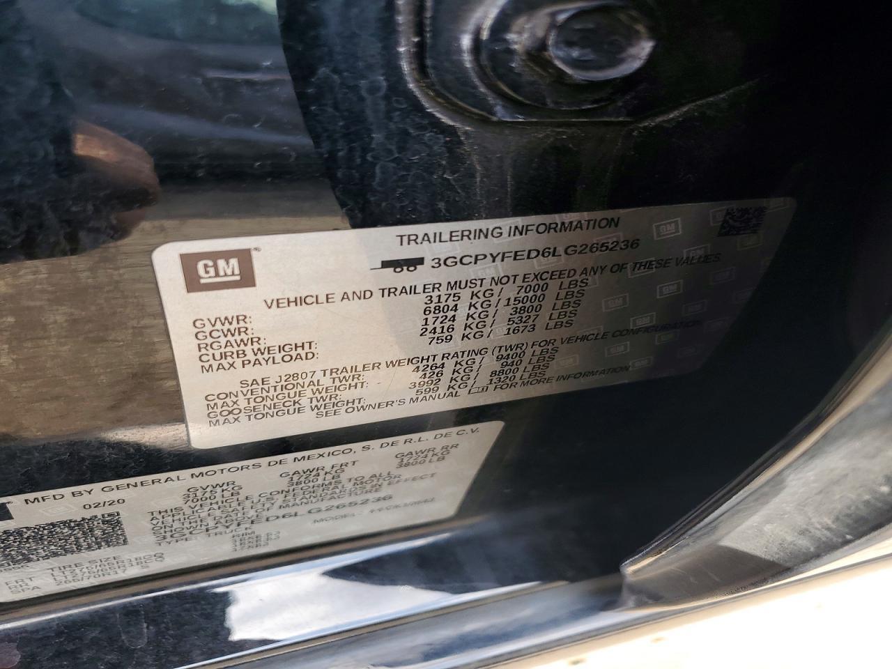 2020 Chevrolet Silverado K1500 LT Trail Boss