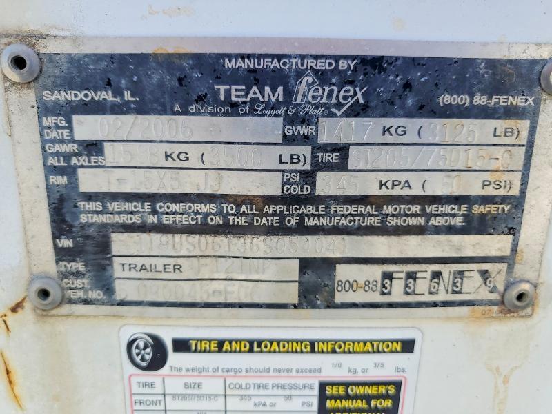 2006 Team Fenex Manhole Trailer