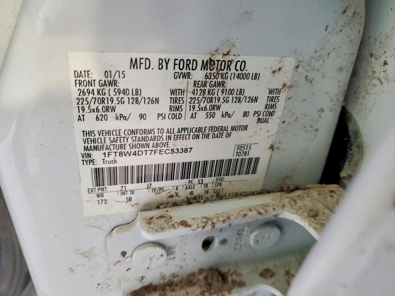 2015 Ford F450 Super Duty