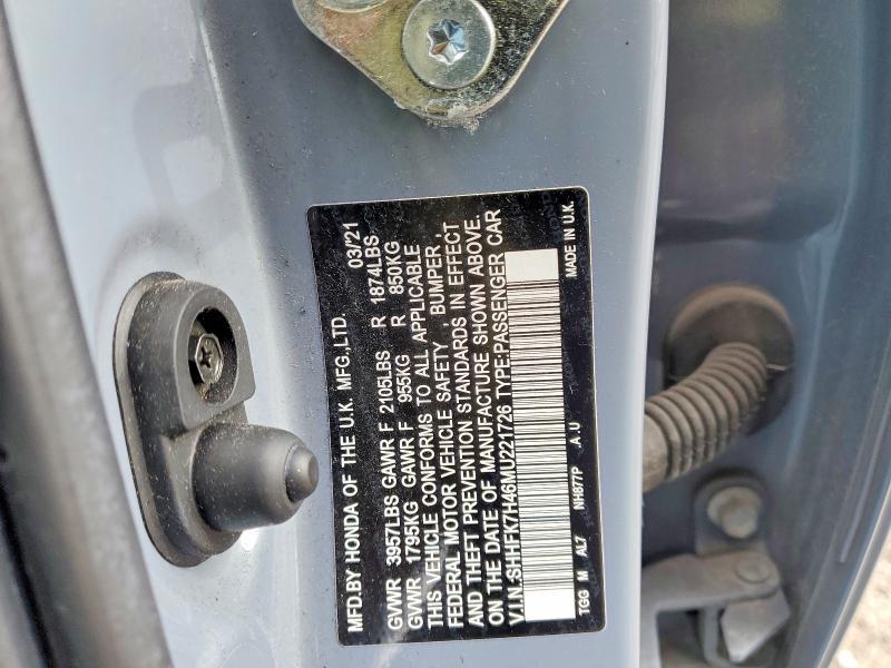 2021 Honda Civic Sport