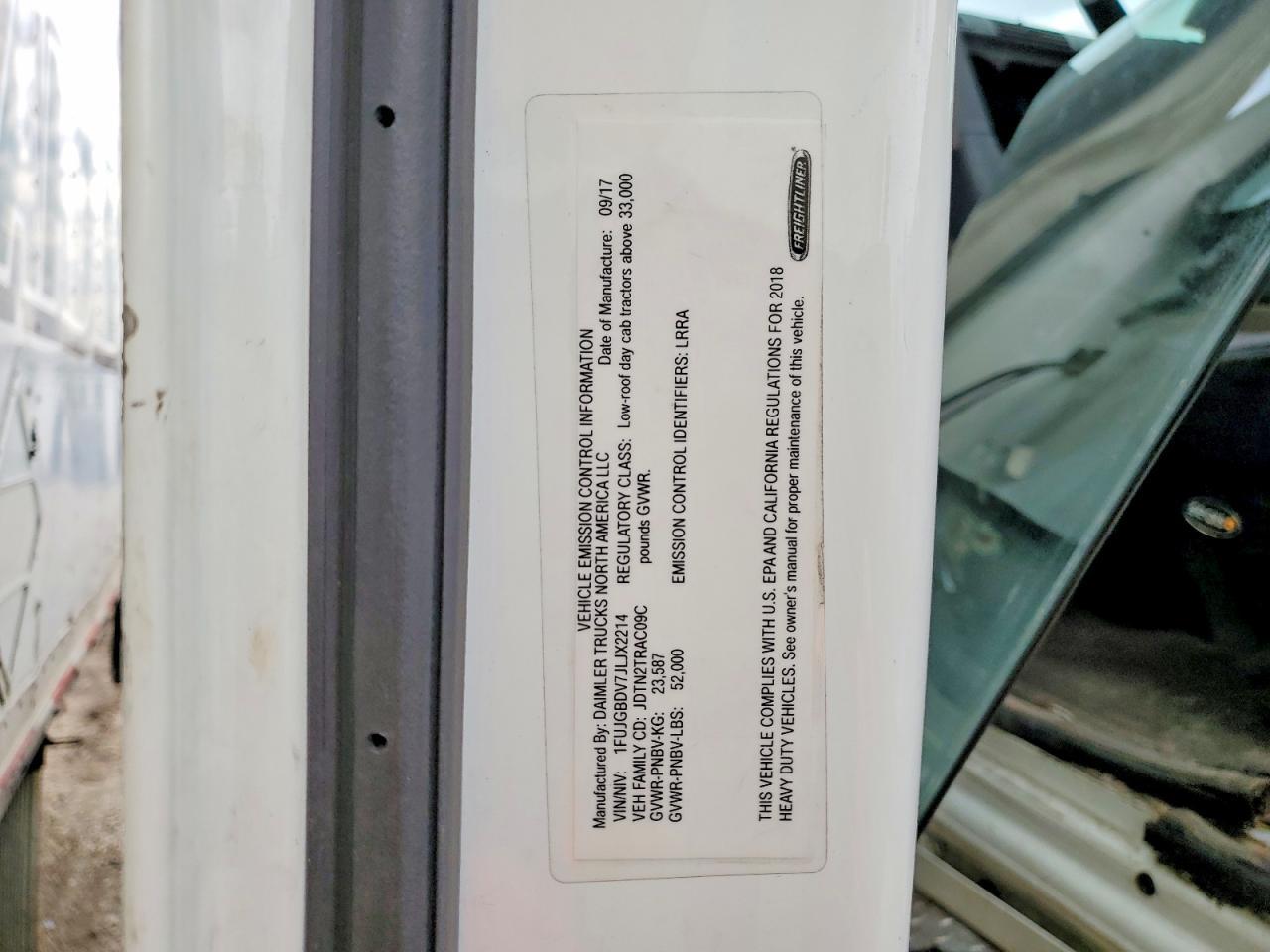 2018 Freigliner Cascadia 113