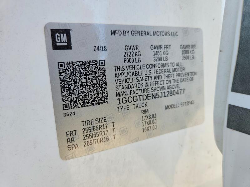 2018 Chevrolet Colorado Z71