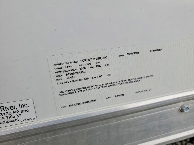 2025 Cargo 2025 Forest River EHW612SA Enclosed Cargo Trailer