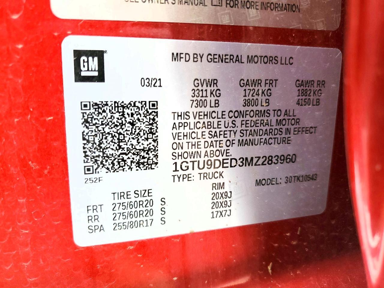 2021 GMC Sierra K1500 SLT