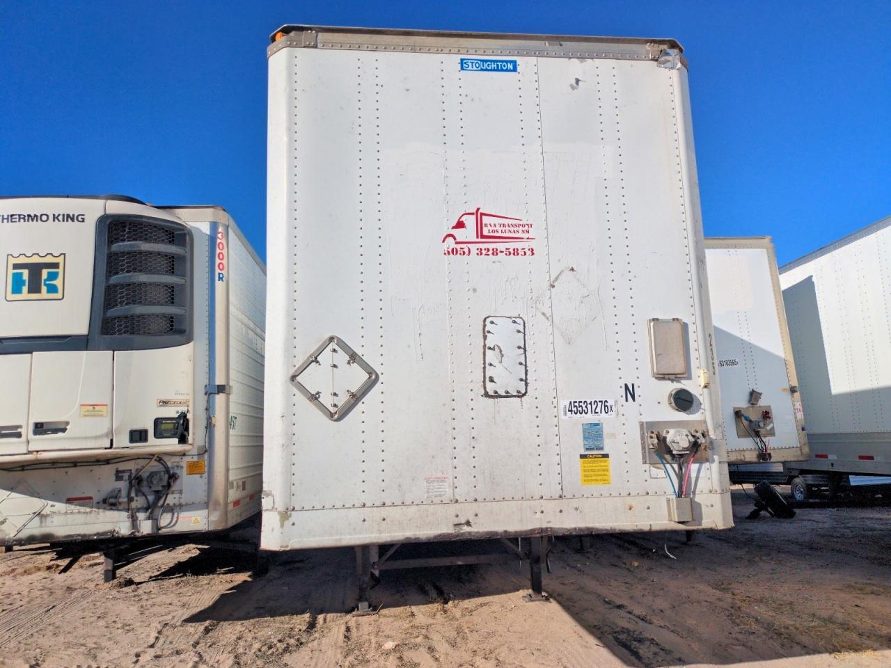 2015 Stroughton Semitrailrt