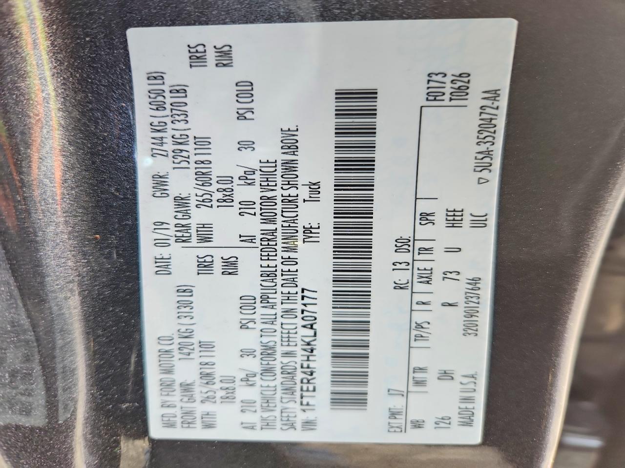 2019 Ford Ranger XL