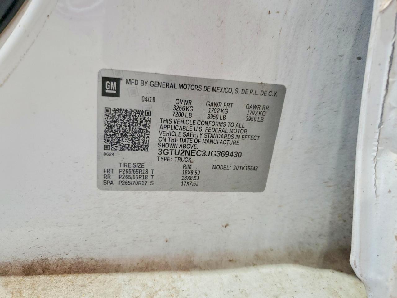 2018 GMC Sierra K1500 SLT