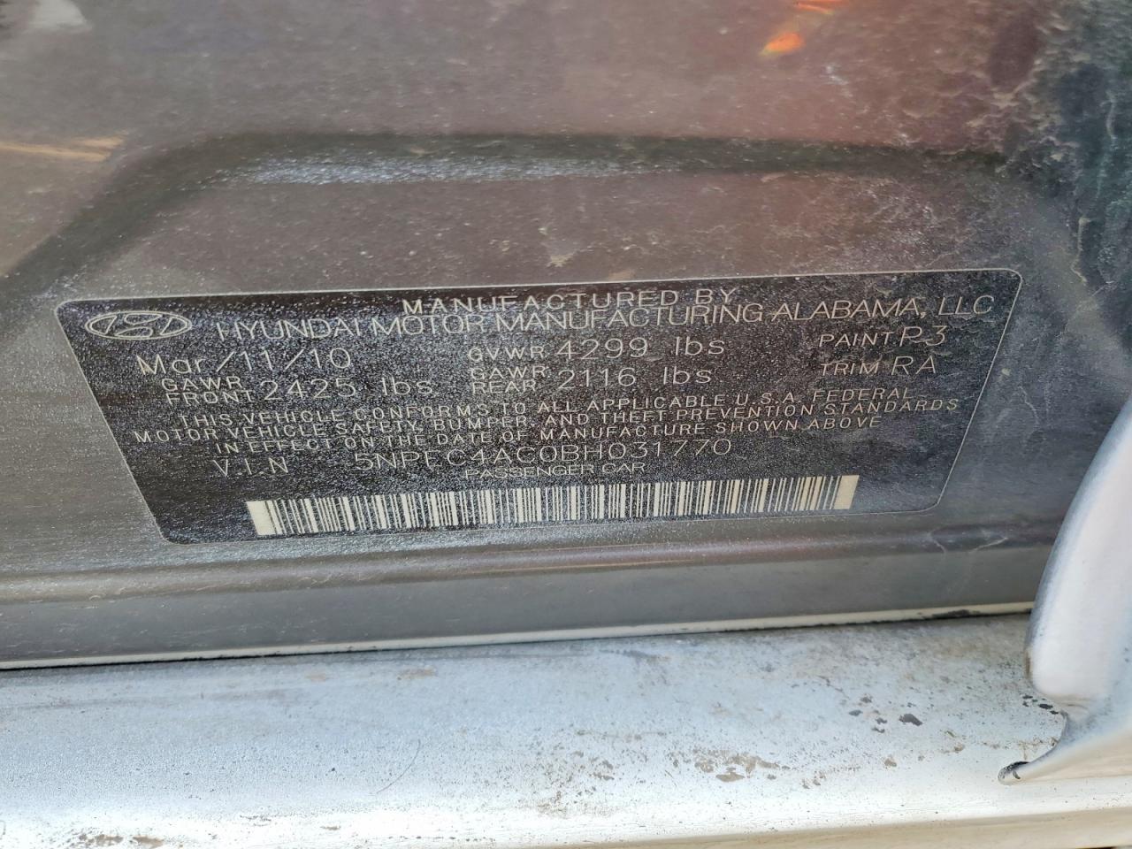2011 Hyundai Sonata Limited