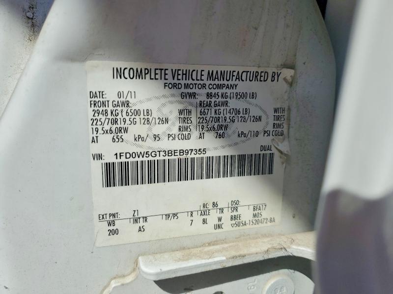 2011 Ford F550 Super Duty Truck Cab AND Chassis