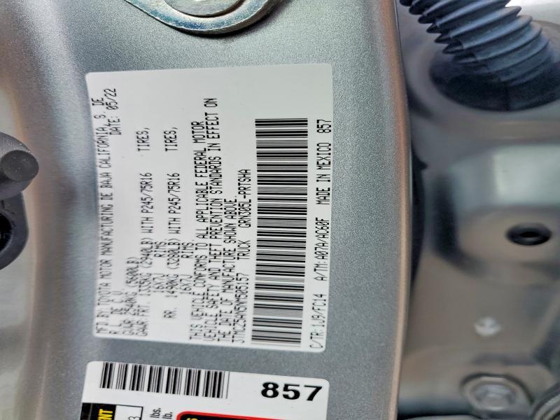 2022 Toyota Tacoma SR5 V6