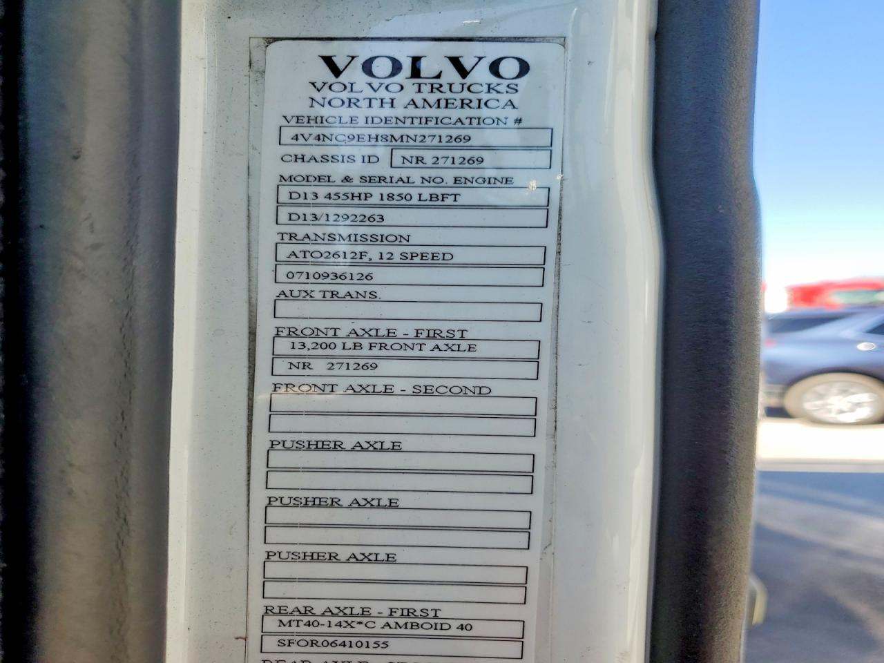 2021 Volv O VNL Semi Truck