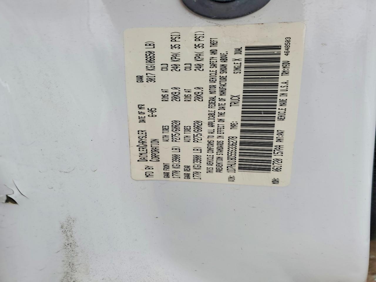 2005 Dodge RAM 1500 ST