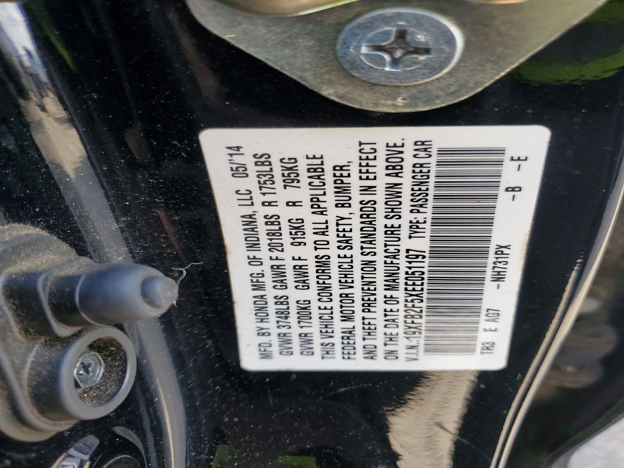 2014 Honda Civic lx