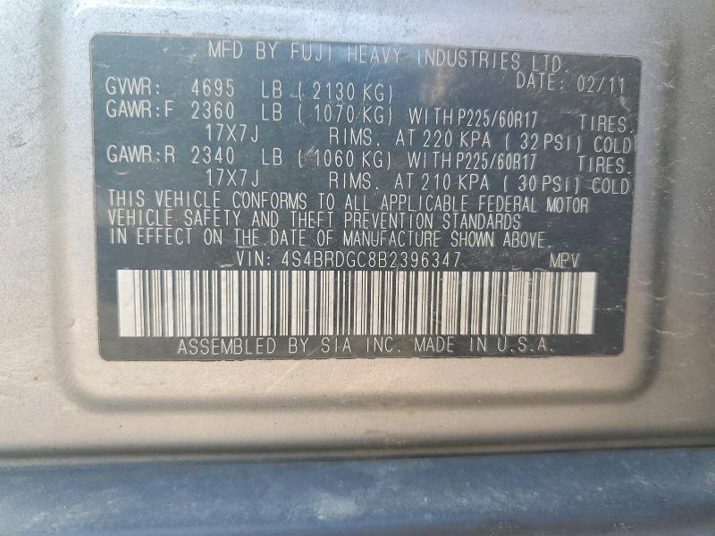 2011 Subaru Outback 3.6r Premium