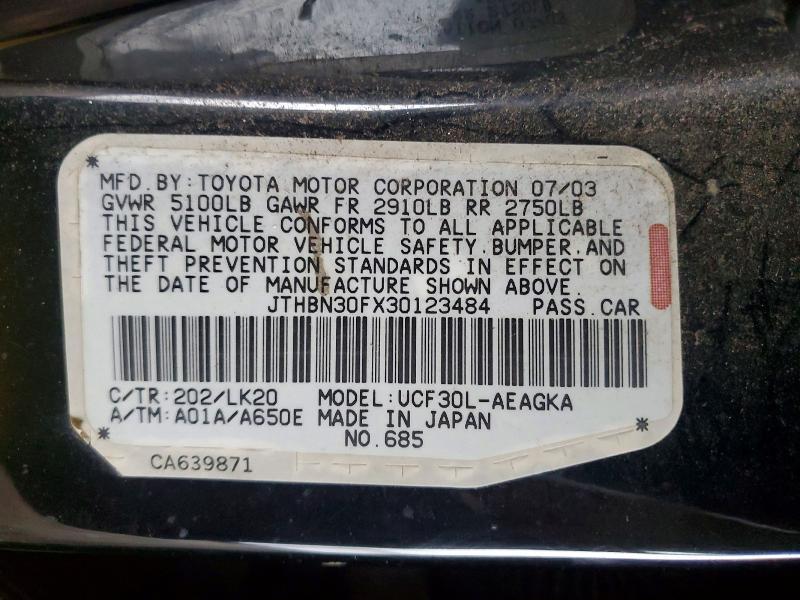 2003 Lexus Ls 430 Base