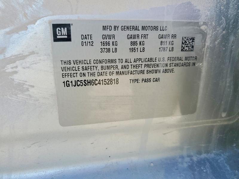 2012 Chevrolet Sonic lt