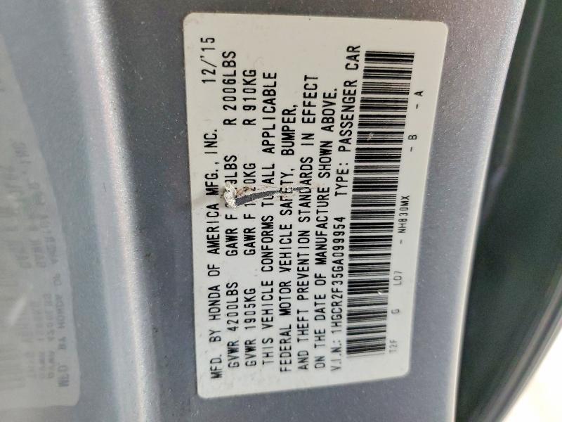 2016 Honda Accord lx