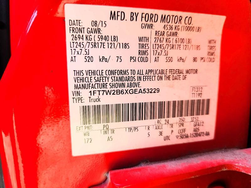 2016 Ford F250 Super Duty