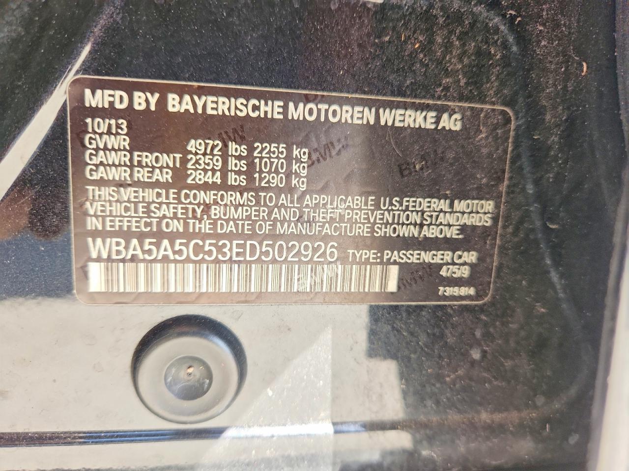 2014 BMW 528 i