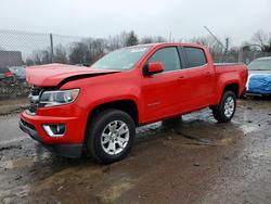 Salvage trucks for sale at Chalfont, PA auction: 2019 Chevrolet Colorado LT