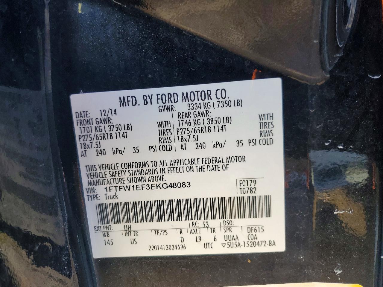 2014 Ford F150 Supercrew