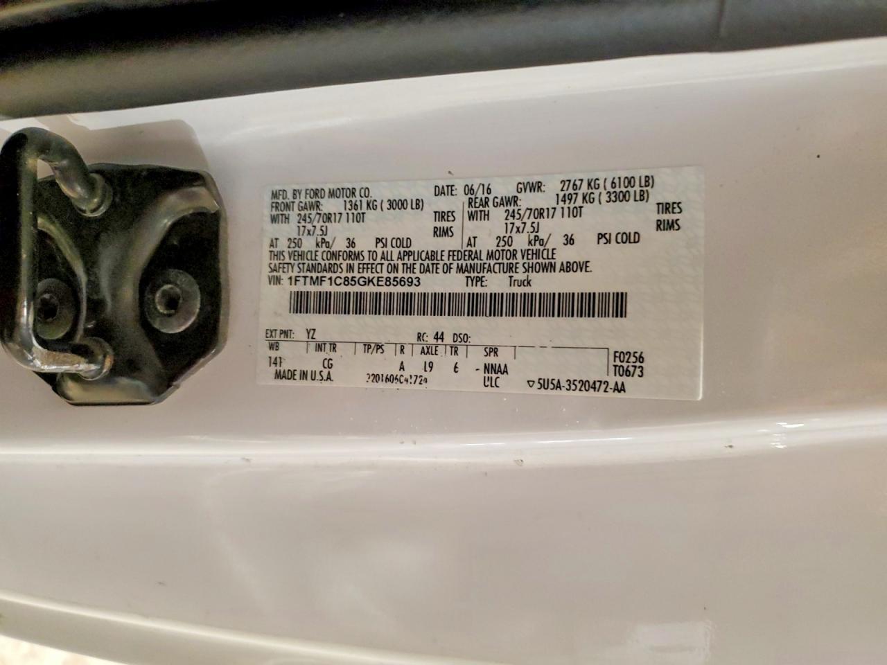 2016 Ford F150