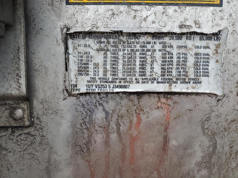 2018 Utility VS2DX DRY Van Trailer