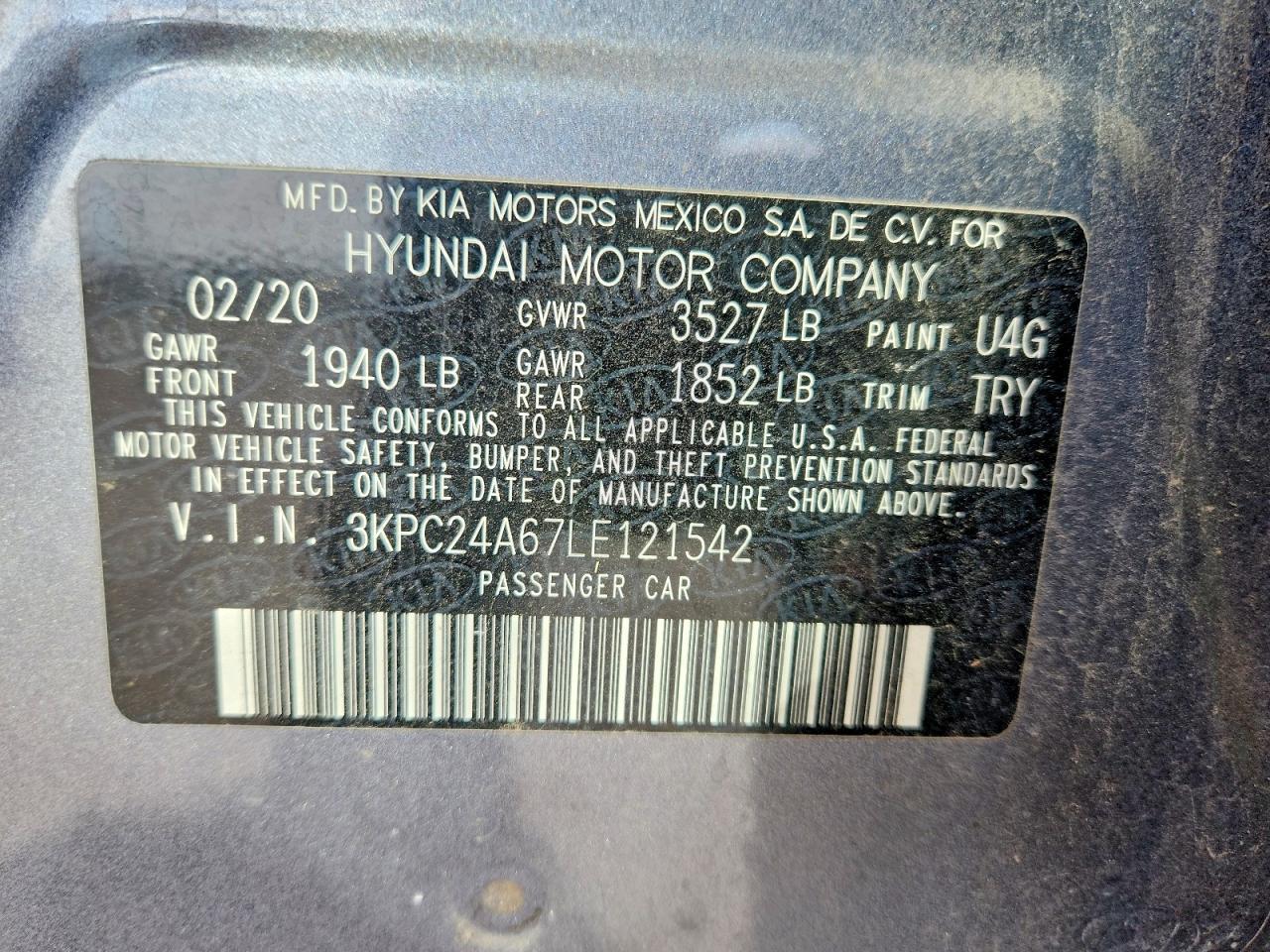 2020 Hyundai Accent se