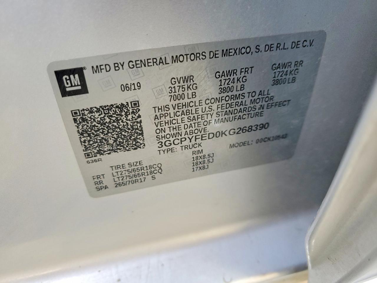 2019 Chevrolet Silverado K1500 LT Trail Boss