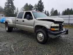 Chevrolet salvage cars for sale: 2002 Chevrolet Silverado C3500