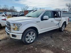 Salvage trucks for sale at Chicago Heights, IL auction: 2016 Ford F150 Supercrew