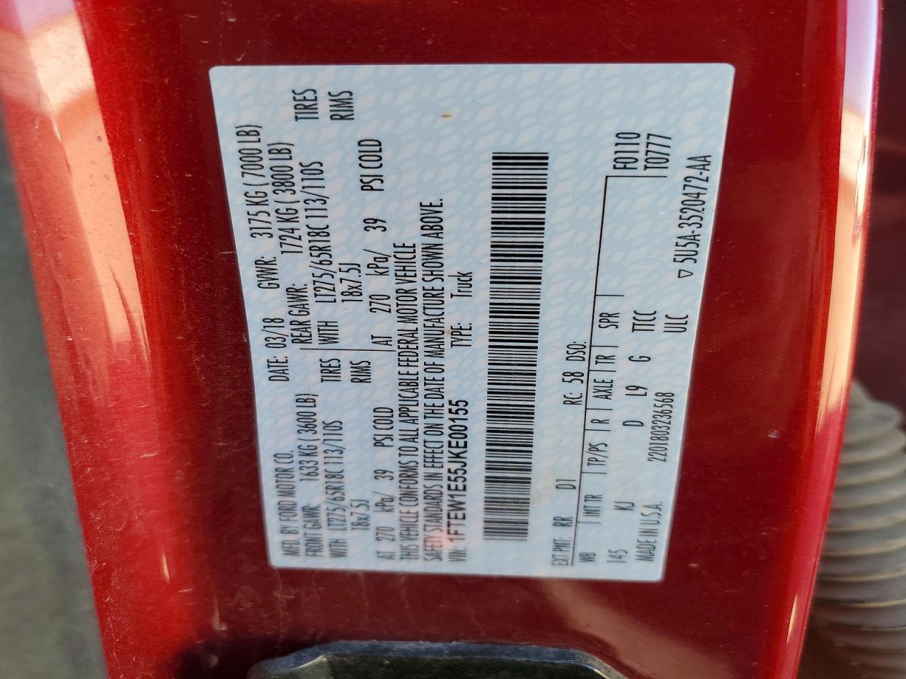 2018 Ford F150 Supercrew