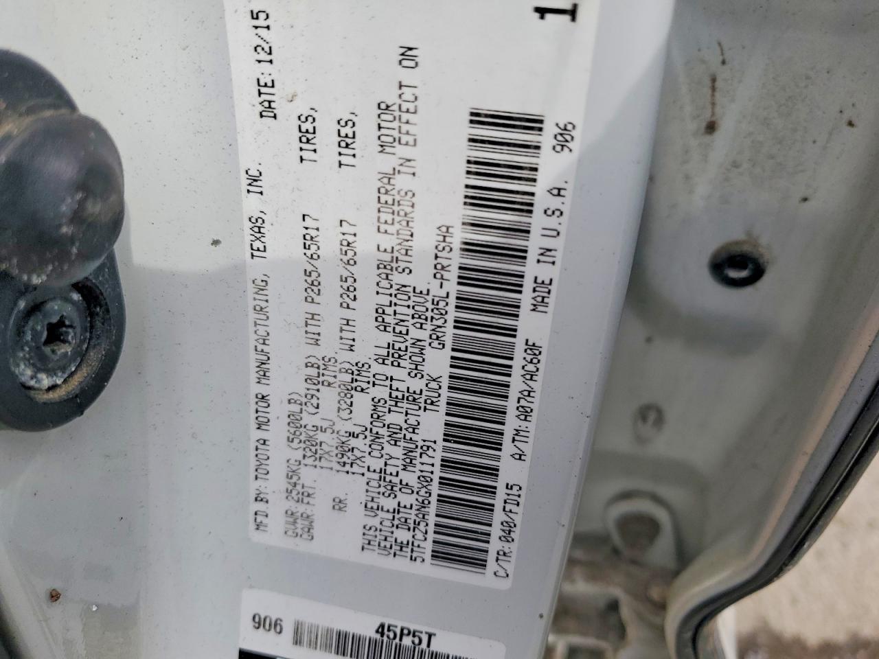 2016 Toyota Tacoma TRD Sport