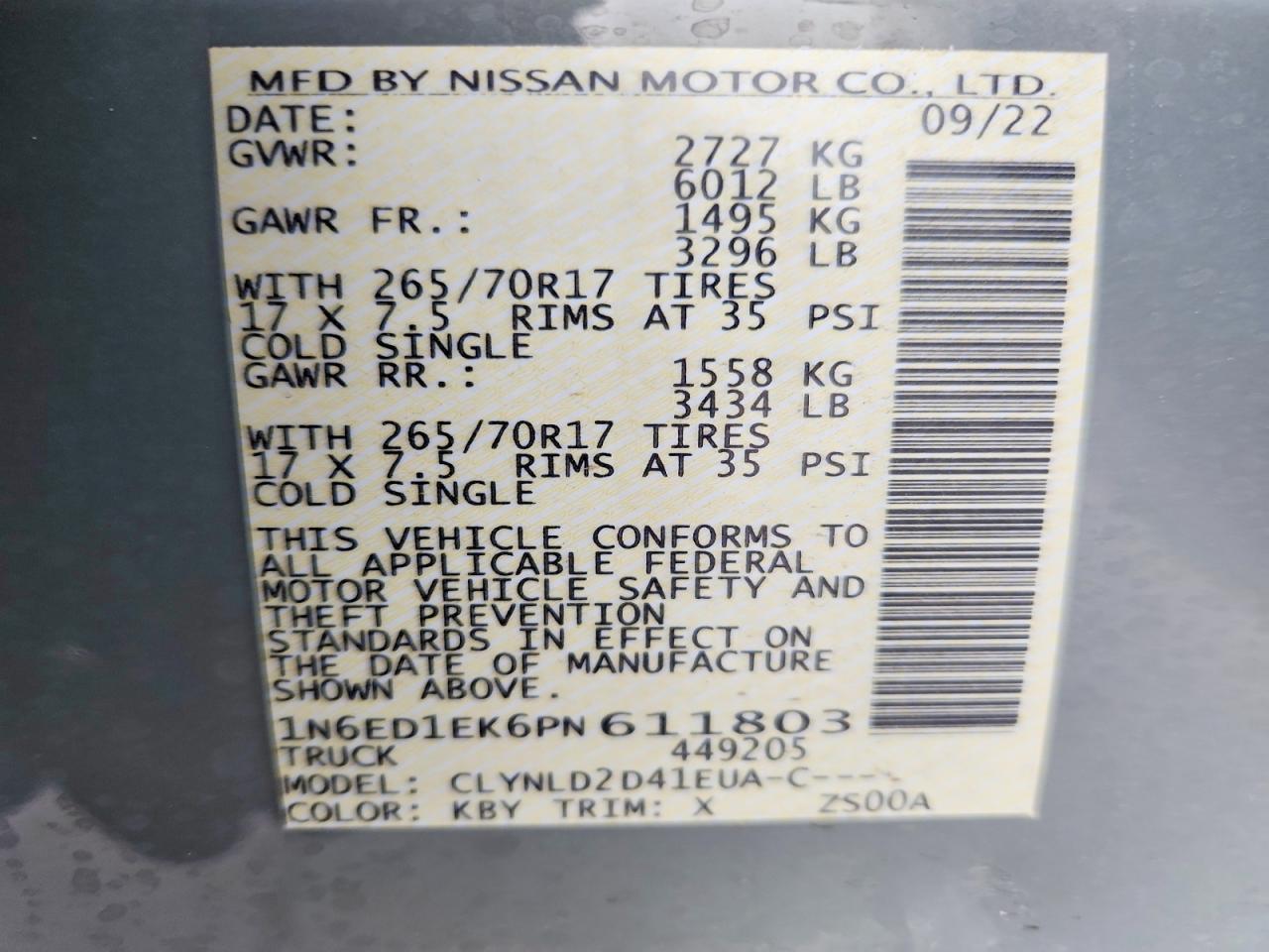 2023 Nissan Frontier PRO-4X