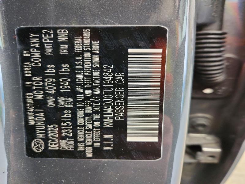 2026 Hyundai Elantra Hybrid Blue