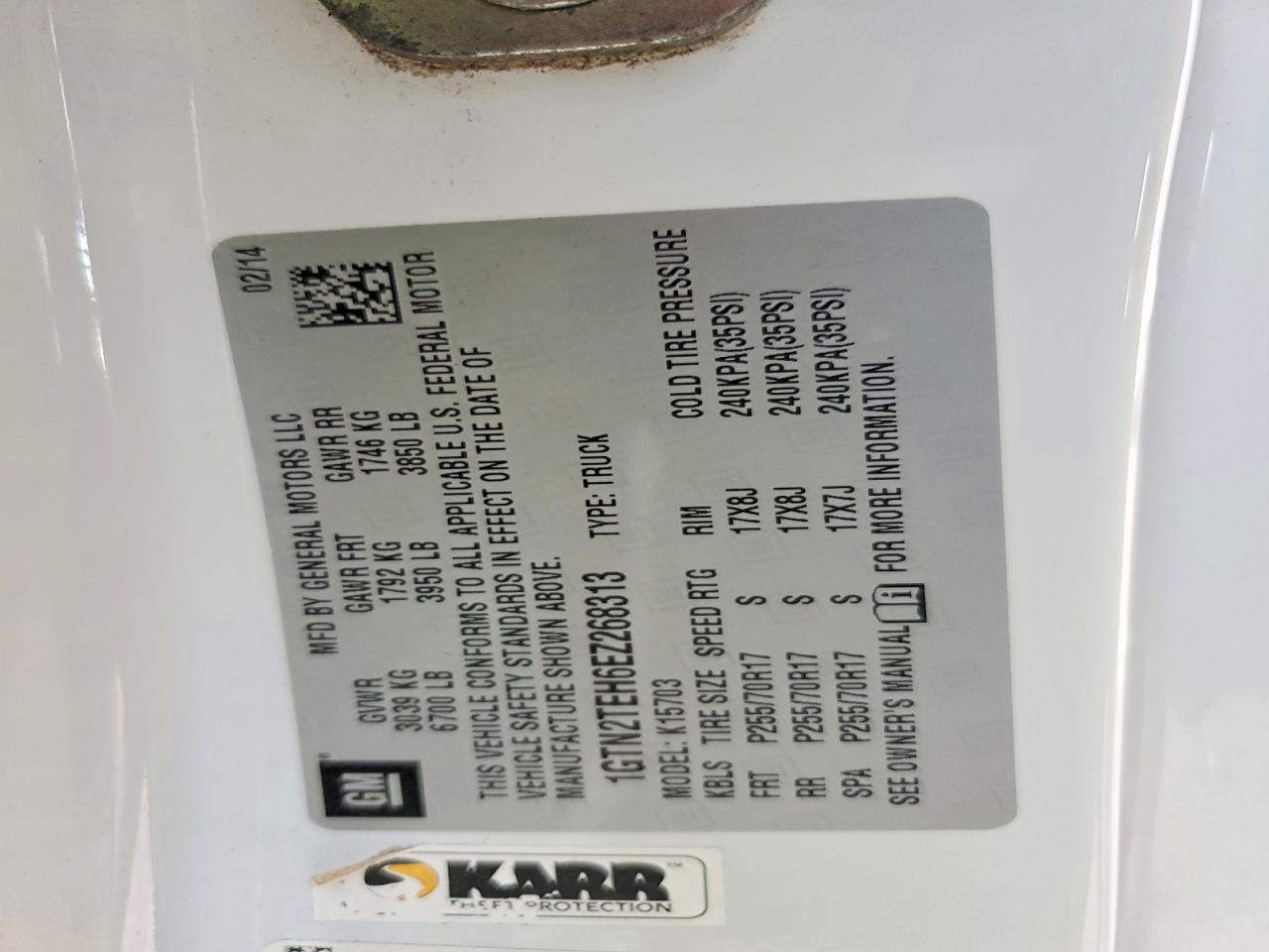 2014 GMC Sierra K1500