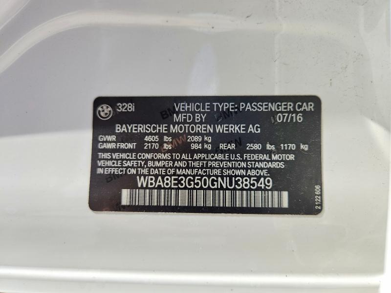 2016 BMW 328 xi Sulev