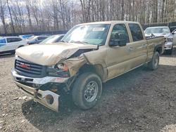 Salvage trucks for sale at Waldorf, MD auction: 2004 GMC Sierra K2500 Crew Cab
