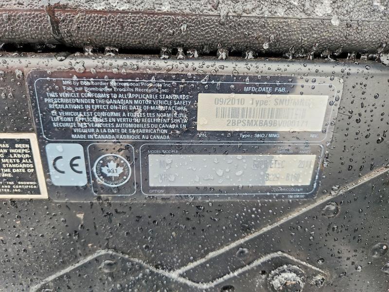 2011 Skidoo Mxz 800r