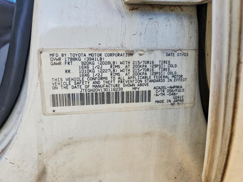 2003 Toyota Rav4 Base