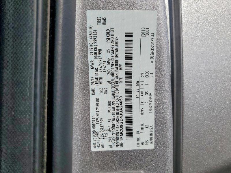 2018 Ford Escape se