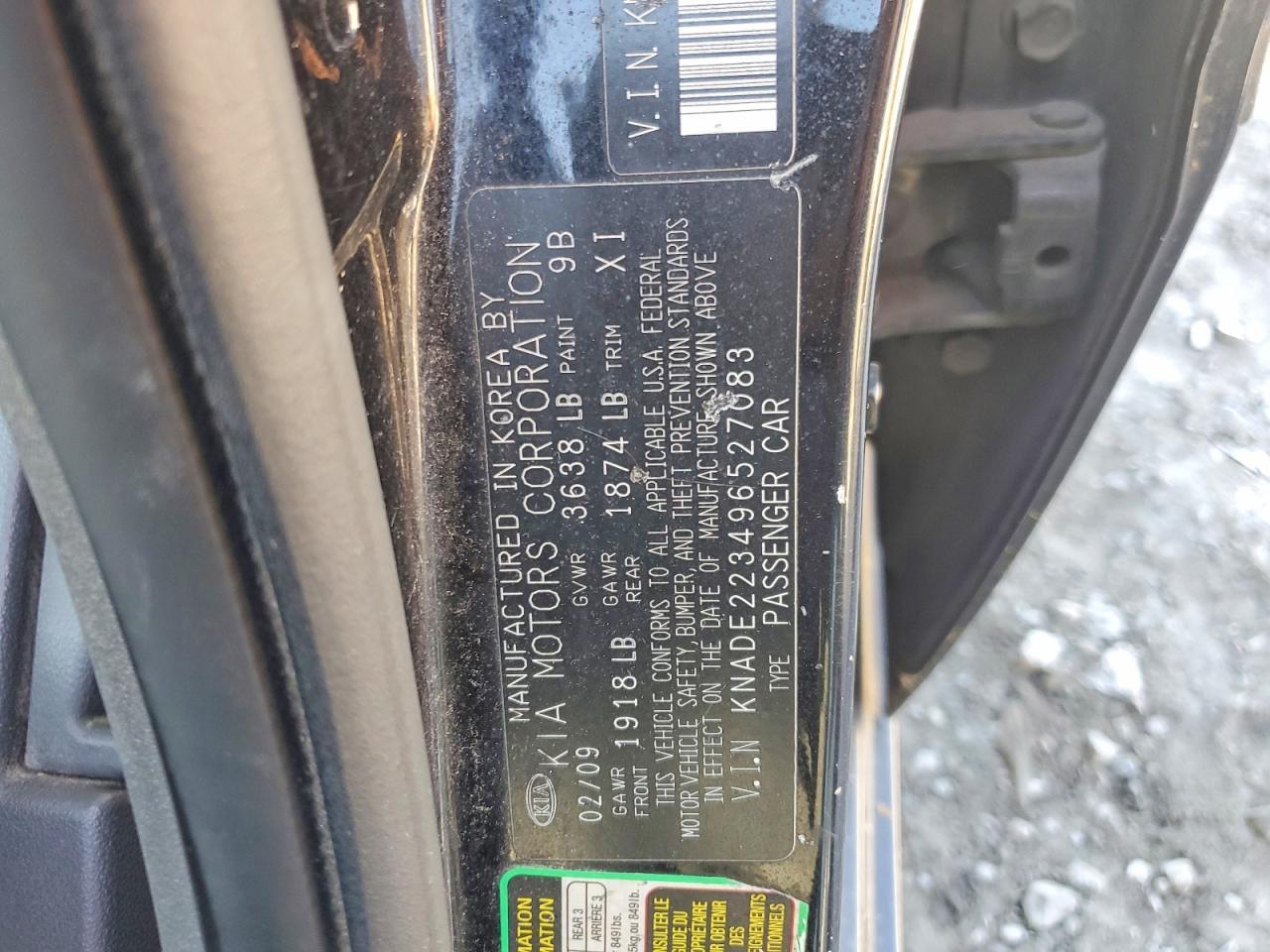 2009 KIA Rio Base
