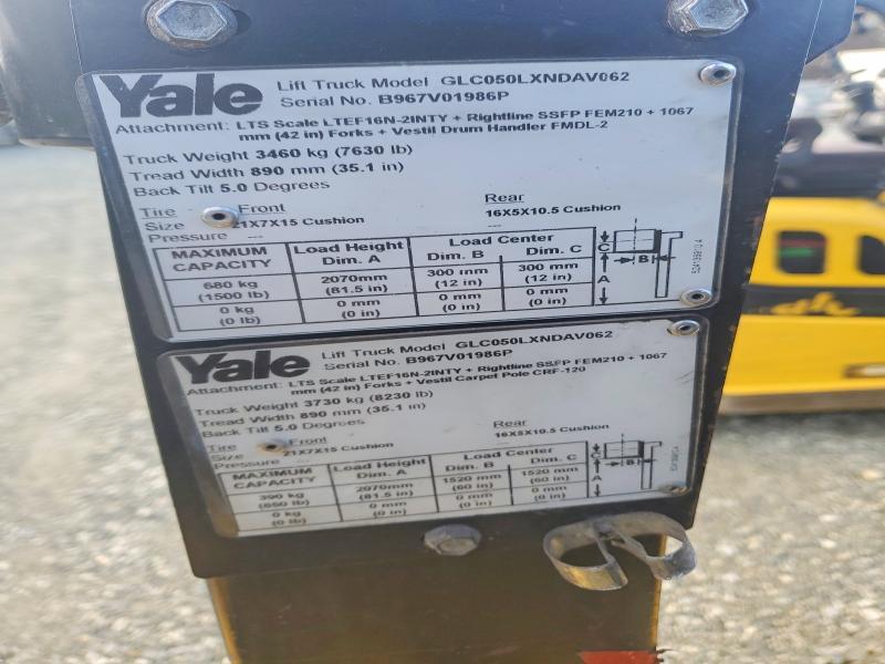 2016 Yale Forklift-Forklift