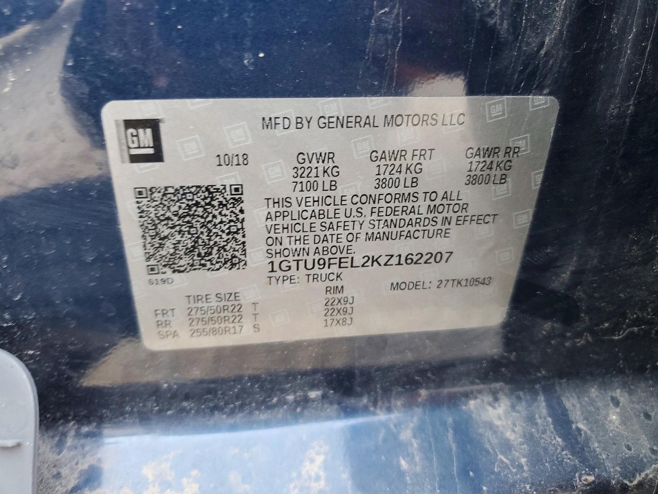 2019 GMC Sierra K1500 Denali 6.2L V8