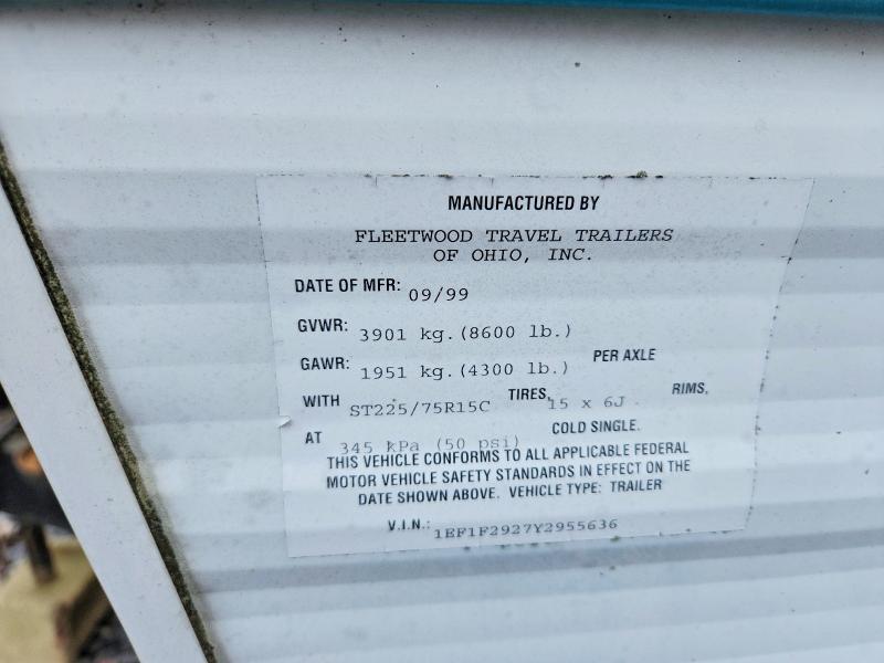 2000 Fleetwood Rv Mallard Camper
