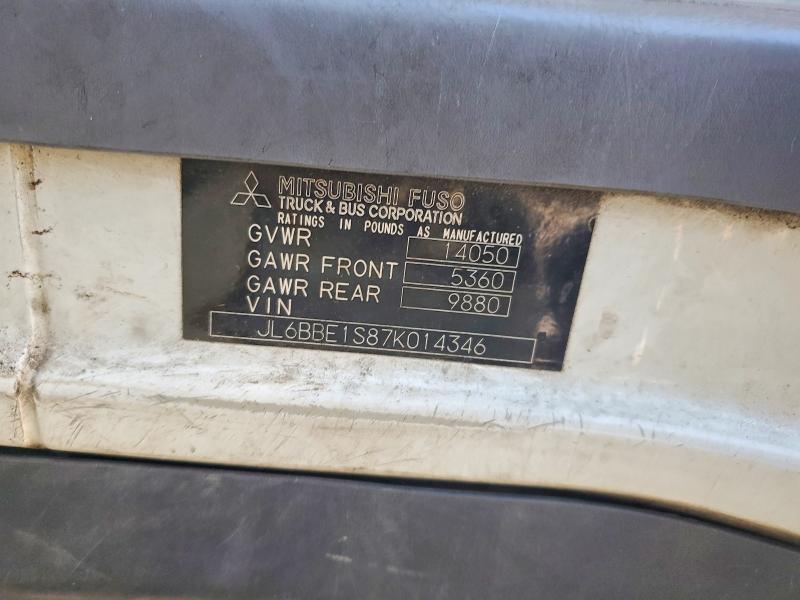 2007 Mitsubishi FE84D Refrigerated BOX Truck