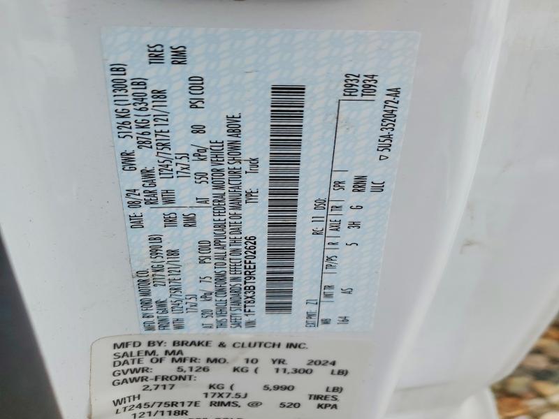 2024 Ford F350 Super Duty Utility / Service Truck