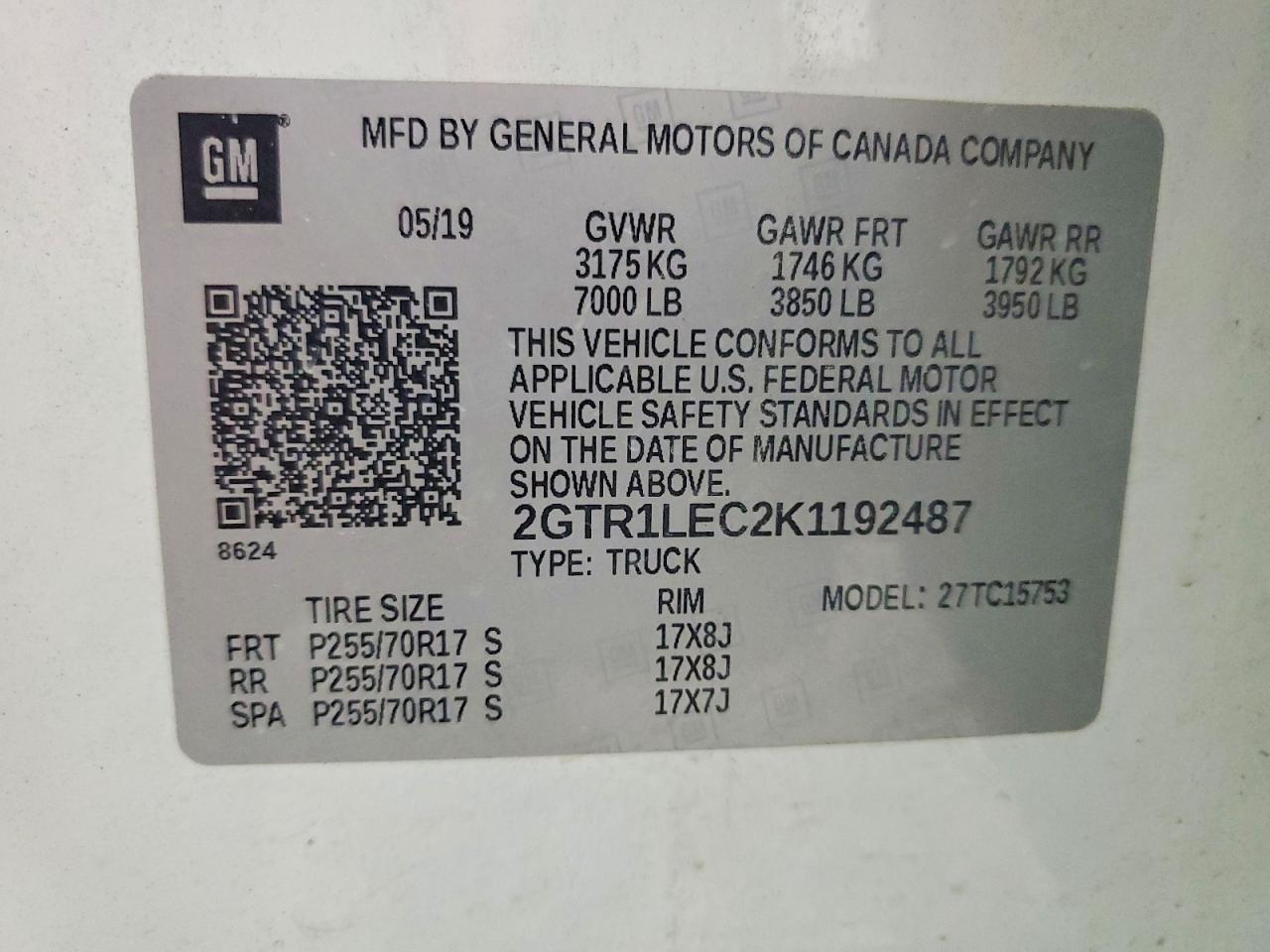 2019 GMC Sierra Limited C1500