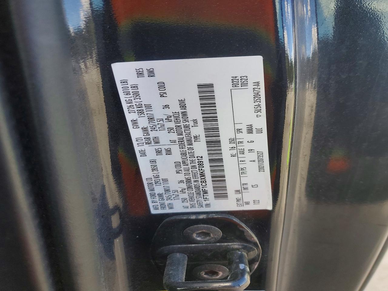 2021 Ford F150 XL 3.3L V6