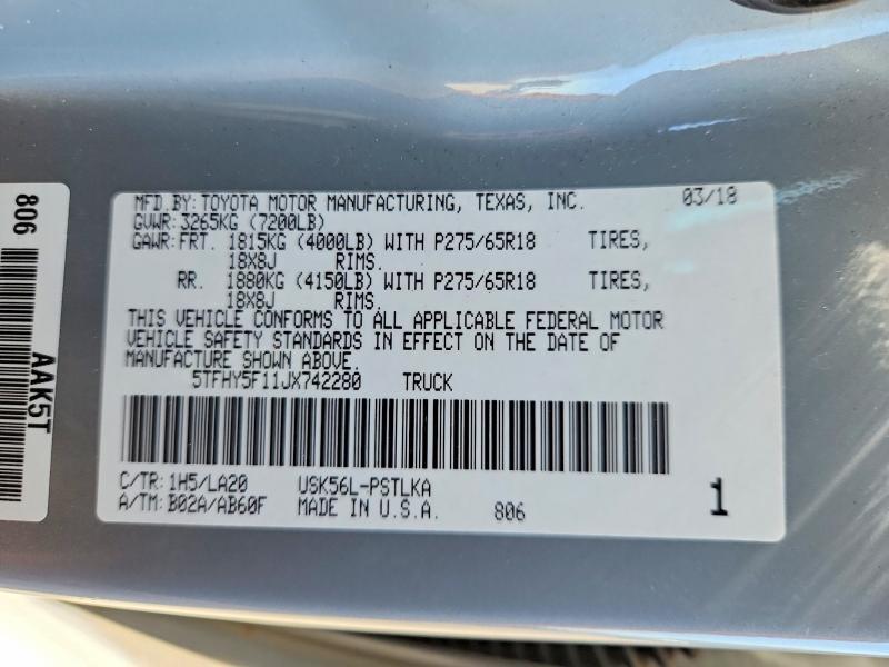 2018 Toyota Tundra Limited